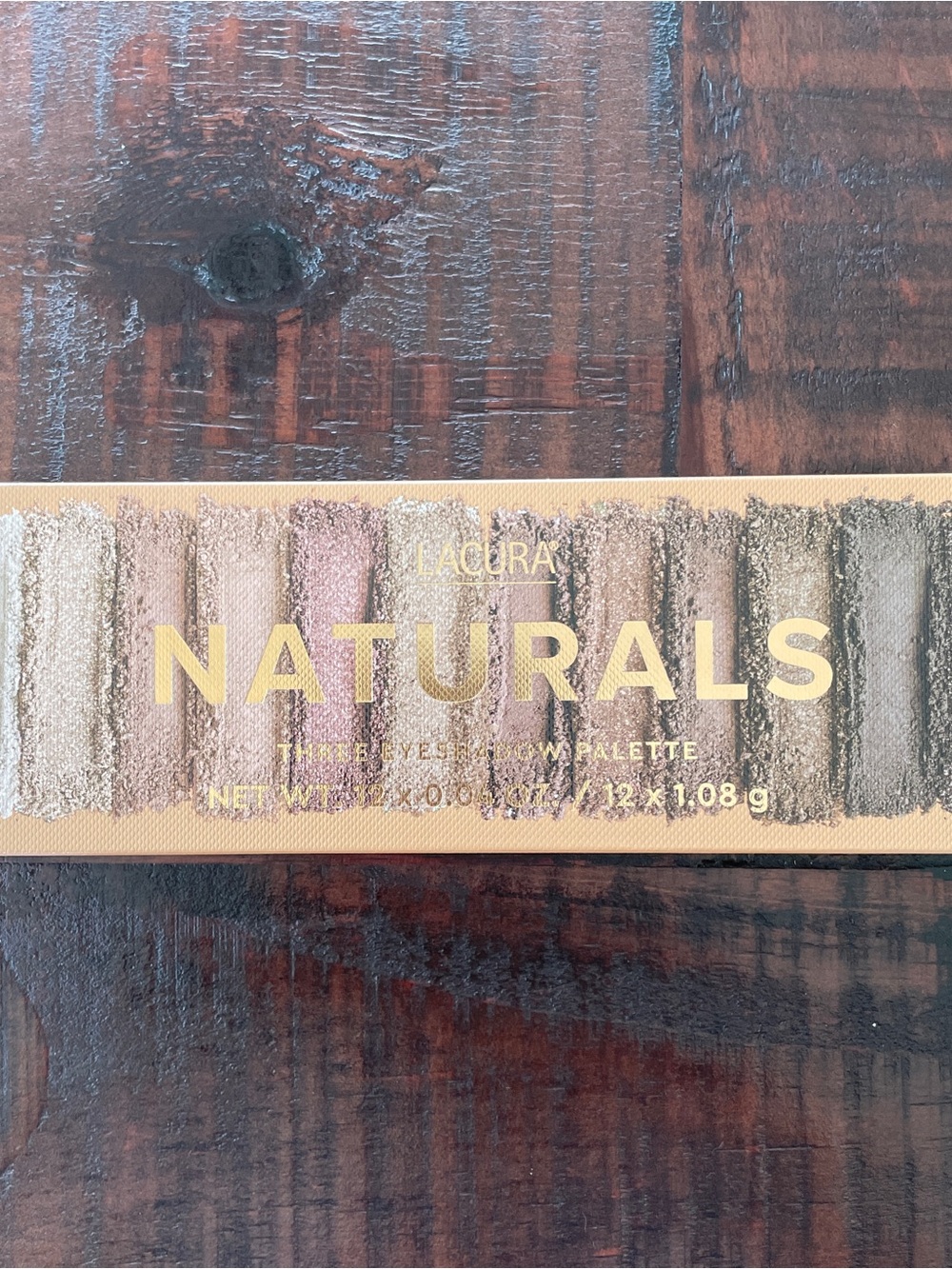 Lacura Naturals "Three" Eyeshadow Palette, NIB